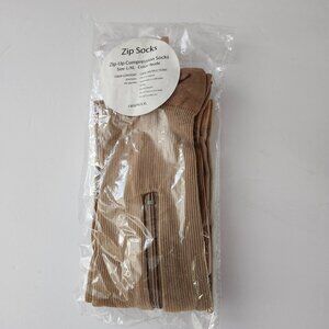Zip Up Compression Sock size L/XL